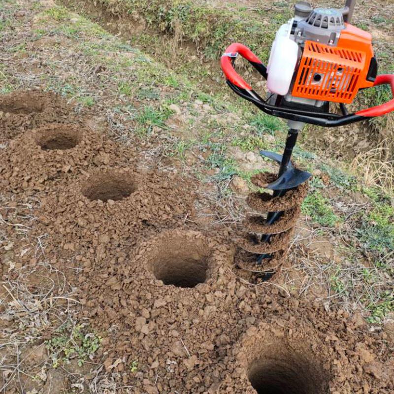 挖坑机地钻操作技术要领