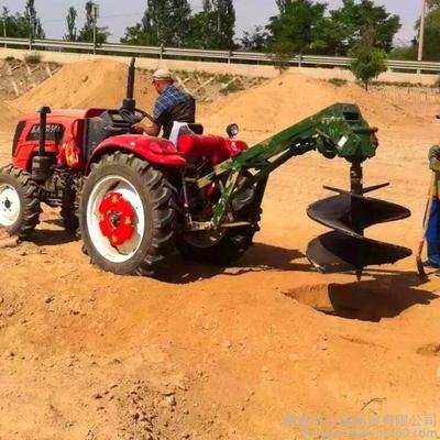 种树拖拉机带式挖坑机质保二十万个洞